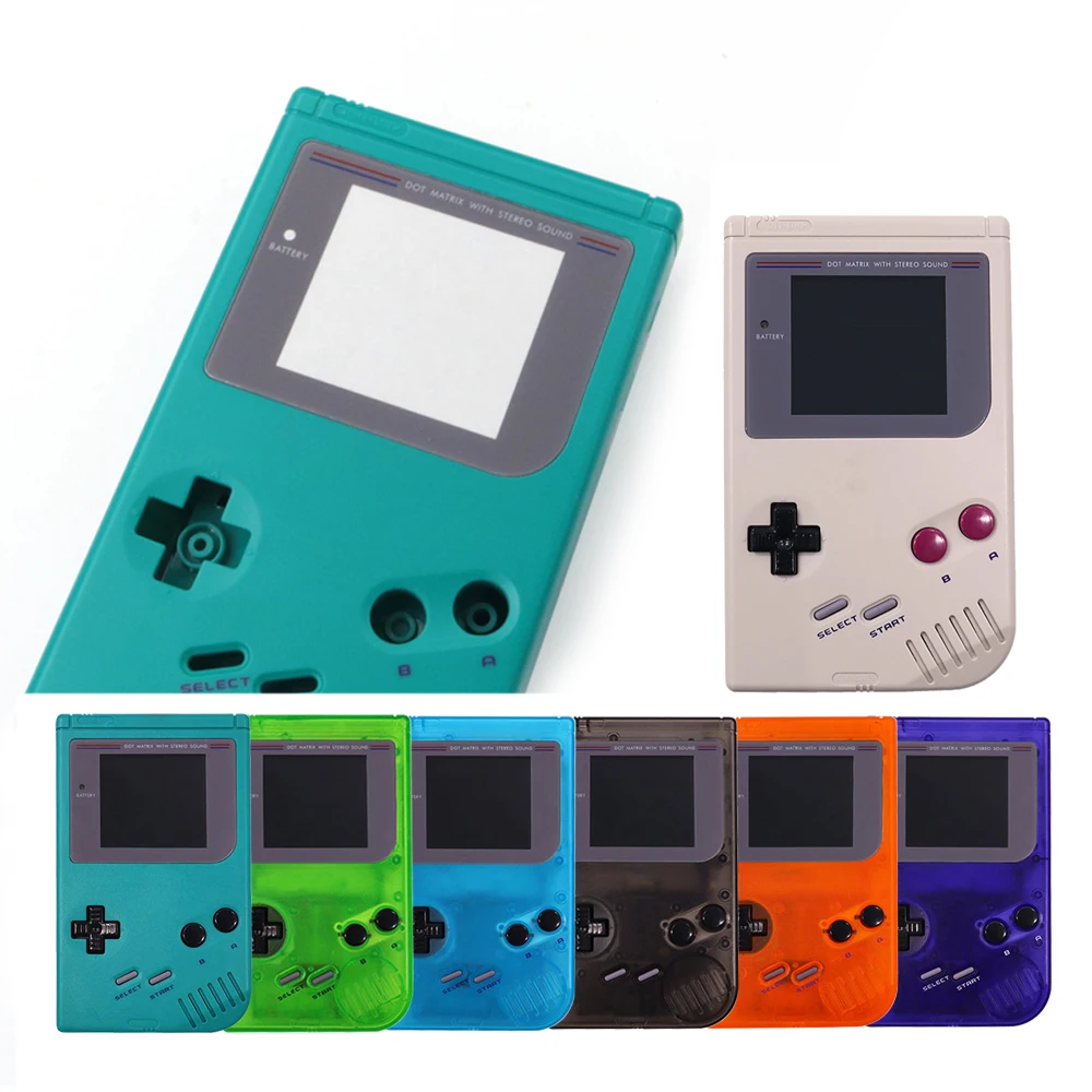 Корпус GB Shells для Gameboy DMG GBO чехол с кнопками проводящие подушечки винтовой экран