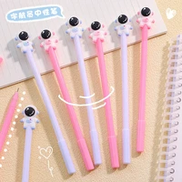 creative cartoon astronaut gel pen student cute test pen good looking signature pen ins girl heart stationery cute stationery