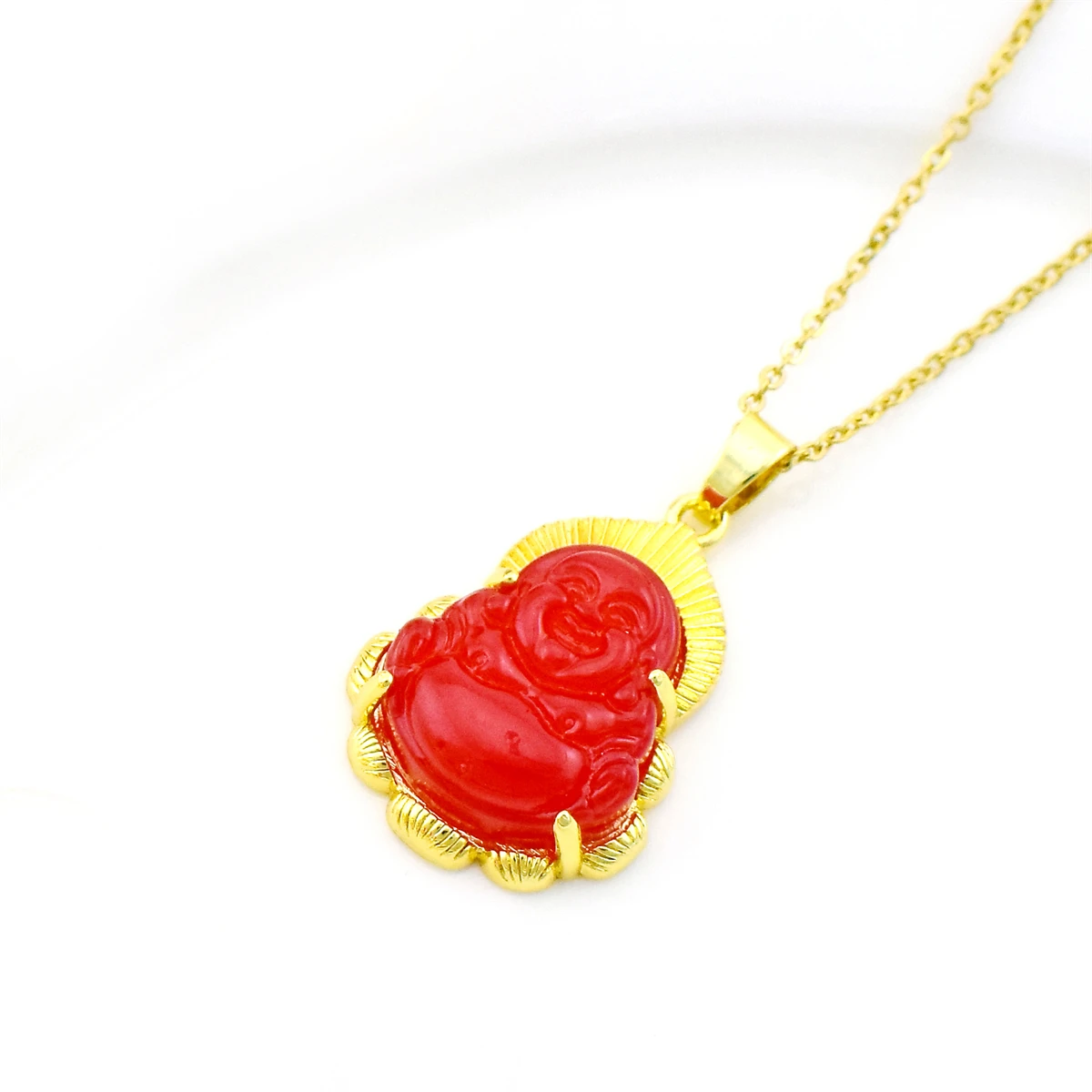 Женское ожерелье с подвеской QITIS высокого качества цвет под золото амулет в