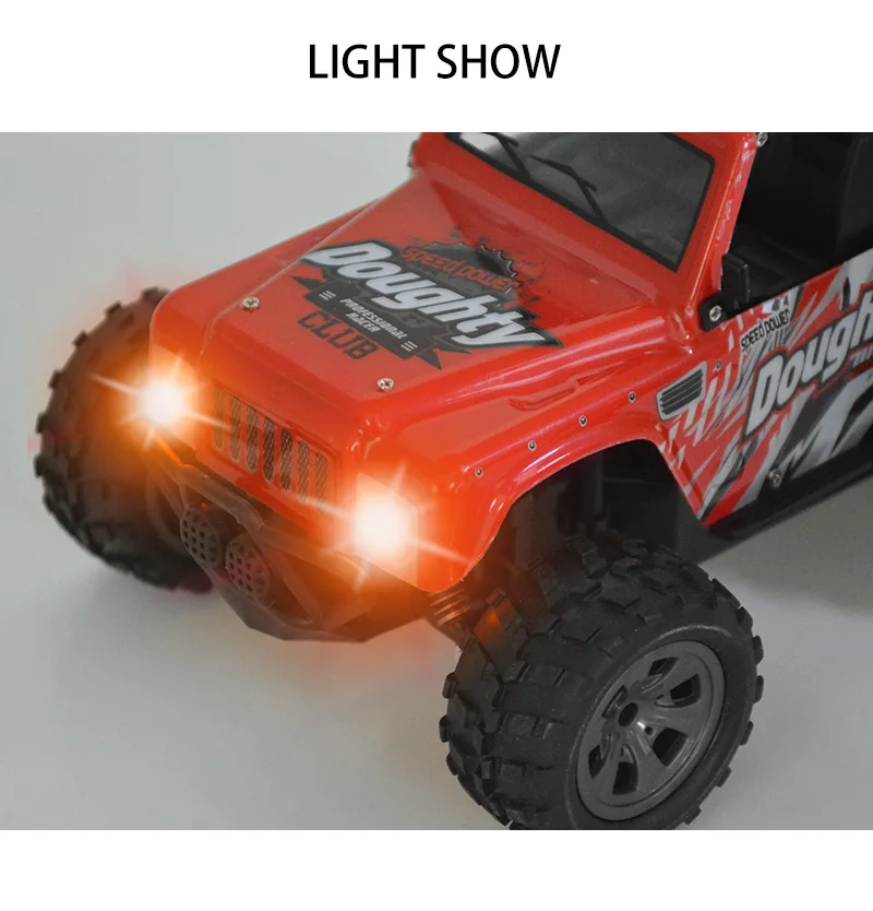 2.4G RC Car With Led Lights High Speed Radio Remote Control Off-Road Buggy Trucks Boys Girls Xmas Gift Toys enlarge