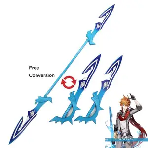 Anime The King's Avatar Ye Xiu Cosplay Spear Yi Ye Zhi Qiu Cosplay Weapon  Prop Halloween Anime Show Props Cartoons Accessories - AliExpress
