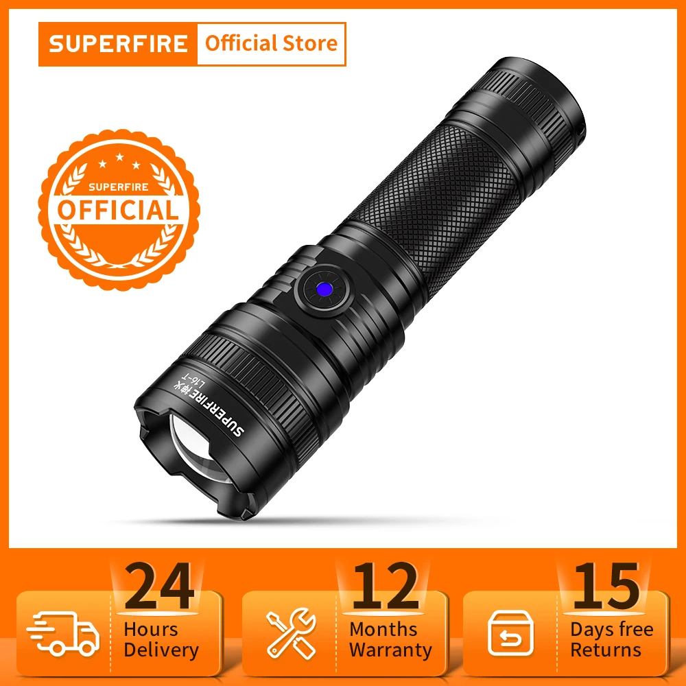 

SUPERFIRE L16-T/X светодиодные фонарики высокой мощности с увеличением