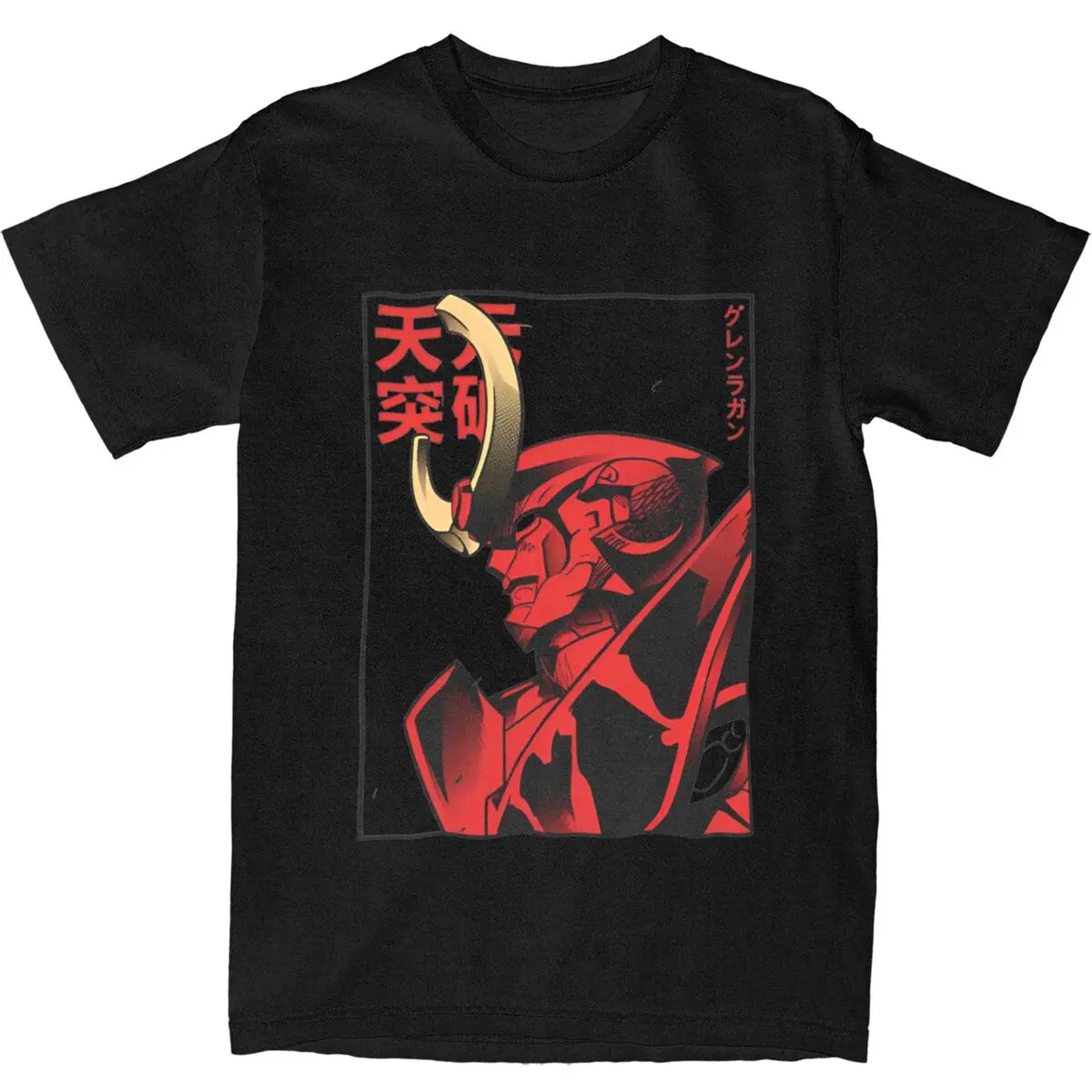 Парная футболка Gurren Lagann футболки для отдыха Getta Robo Пляжная фотофутболка с