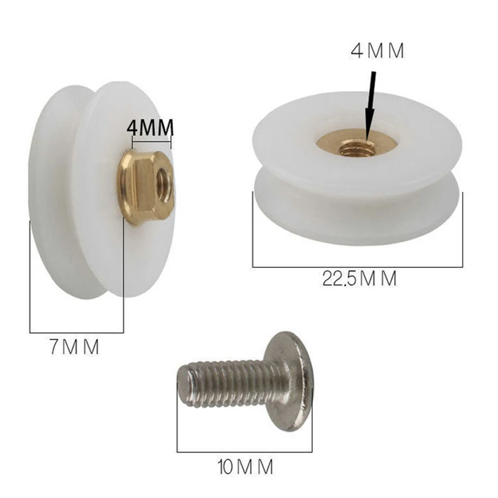

Pulley Shower Door Rollers Bathroom Accessories Cam Glass Door Hanging Wheel Shower Pulley Sliding Door Roller
