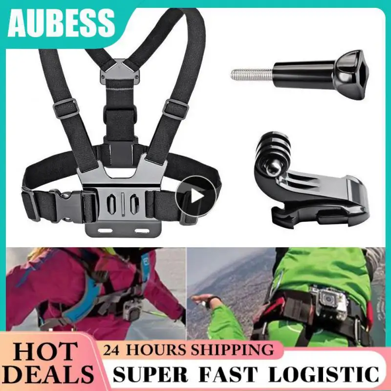 

Adjustable Voor Gopro Accessoires Borstband Riem Body Statief Harness Mount Voor Eken GoPro HD Hero 2 3 3+ 4 Camera New