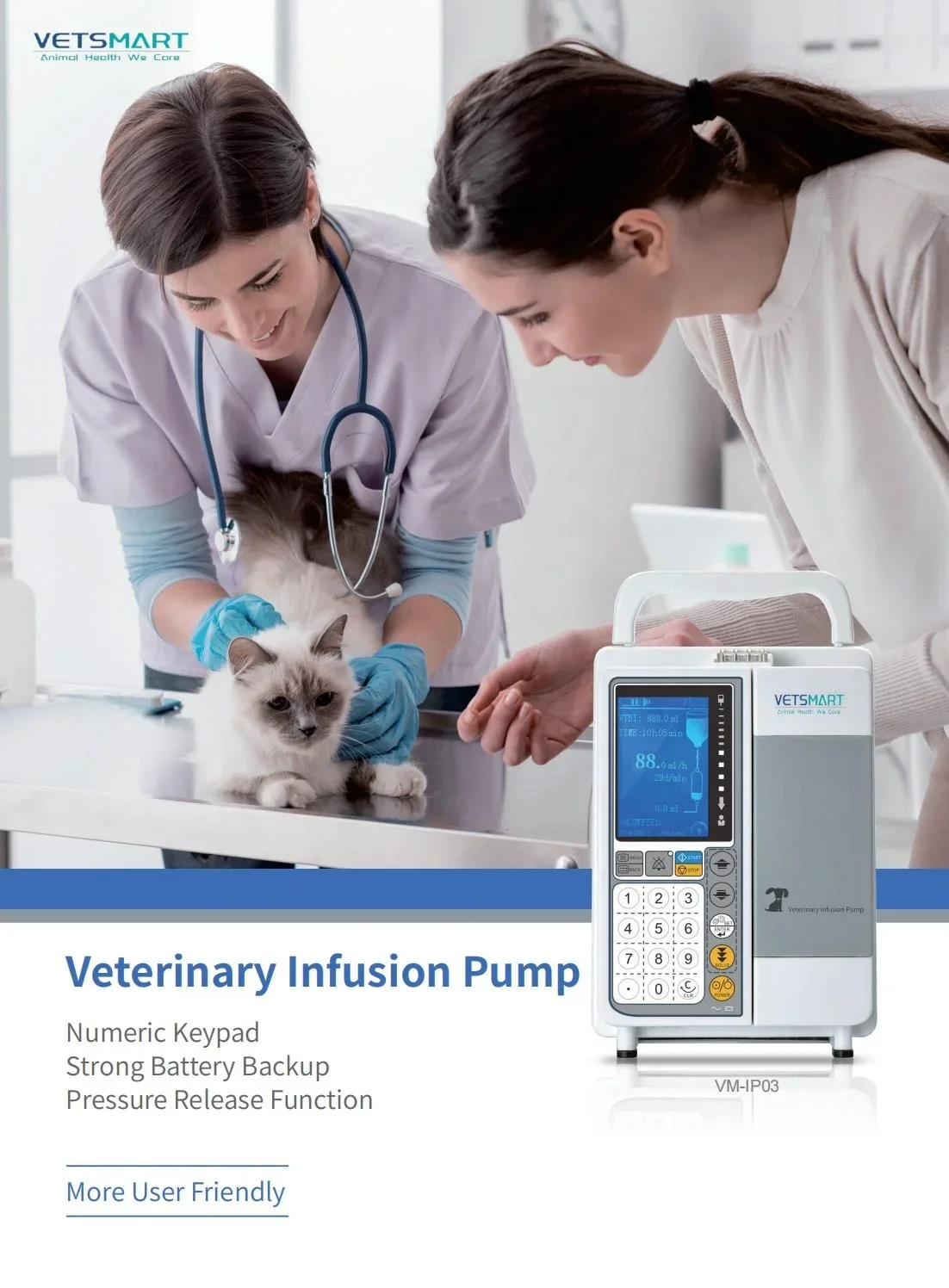 Лидер продаж портативный одноканальный ветеринарный насос IV In-fu-sion для животных