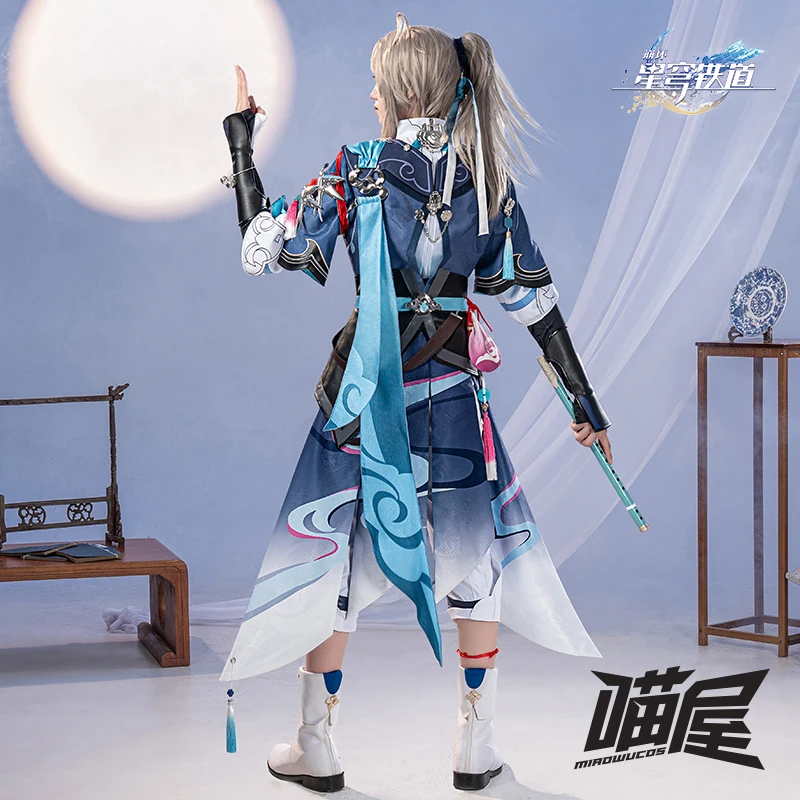 COS-HoHo Honkai: Star Rail Yanqing игровой костюм великолепный красивый косплей Хэллоуин