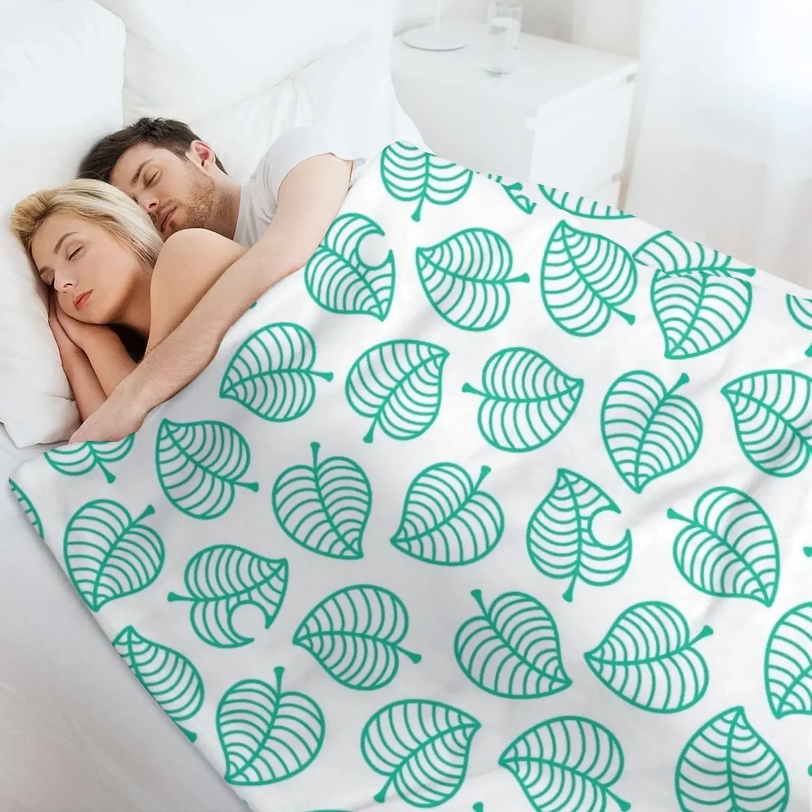 Одеяло с листьями Тауки для малышей фланелевые декоративные плюшевые одеяла