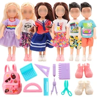 barwa chelsea clothes accessories 17 pieces3 skirts3 tops pants1 backpack8 stationery sets2 shoes min doll kids toys