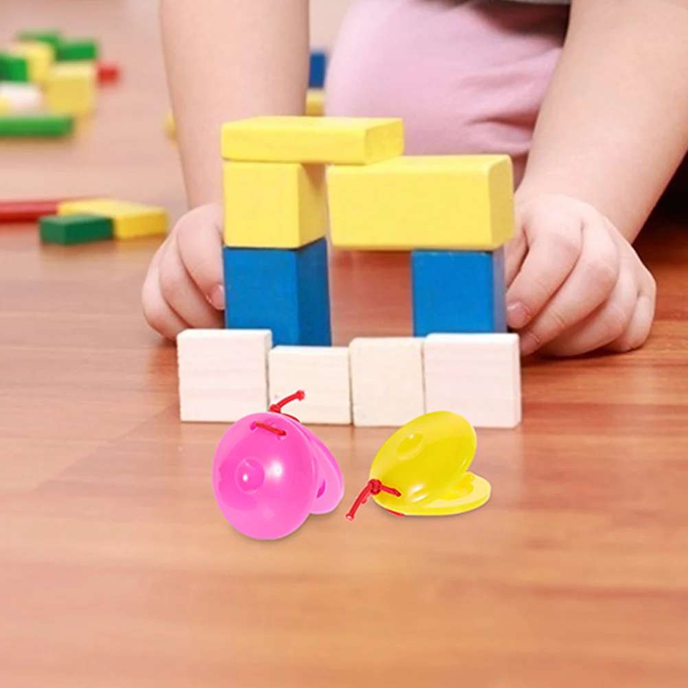 20 Pcs Music Percussion Soundboard Child Kids Toys Instrument Pp Instruments for Castanet Clapper