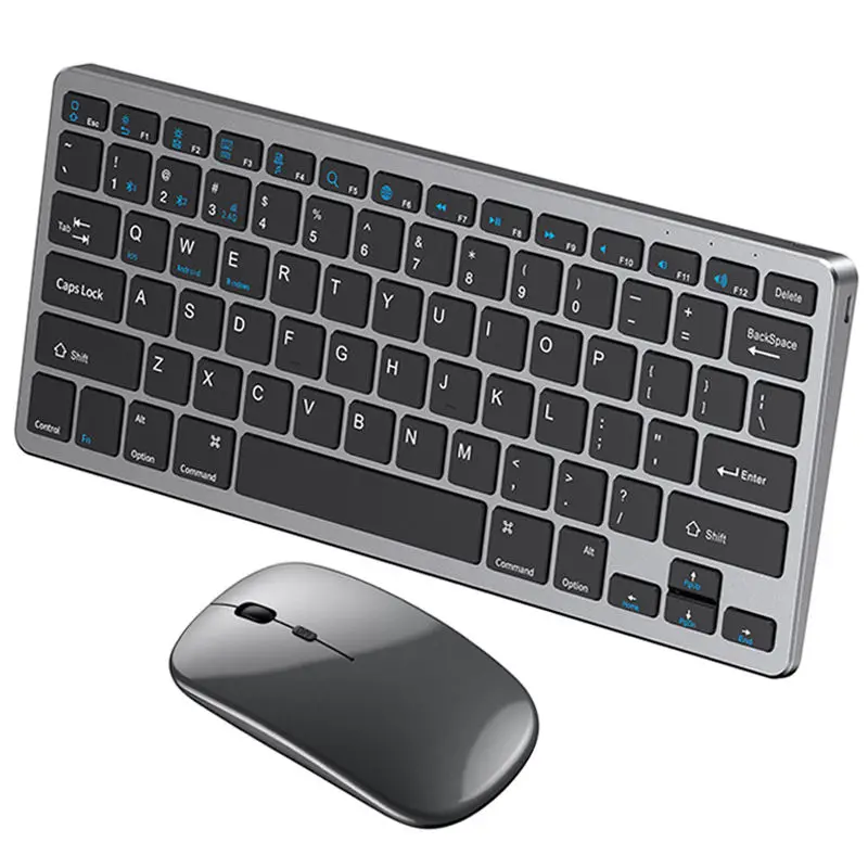 

keyboard Mouse 3 Modes Rechargeable 2.4G & BT Wireless Keyboard and Mouse Combo Mini Wireless Keyboard Mouse Combo For iPad keyb