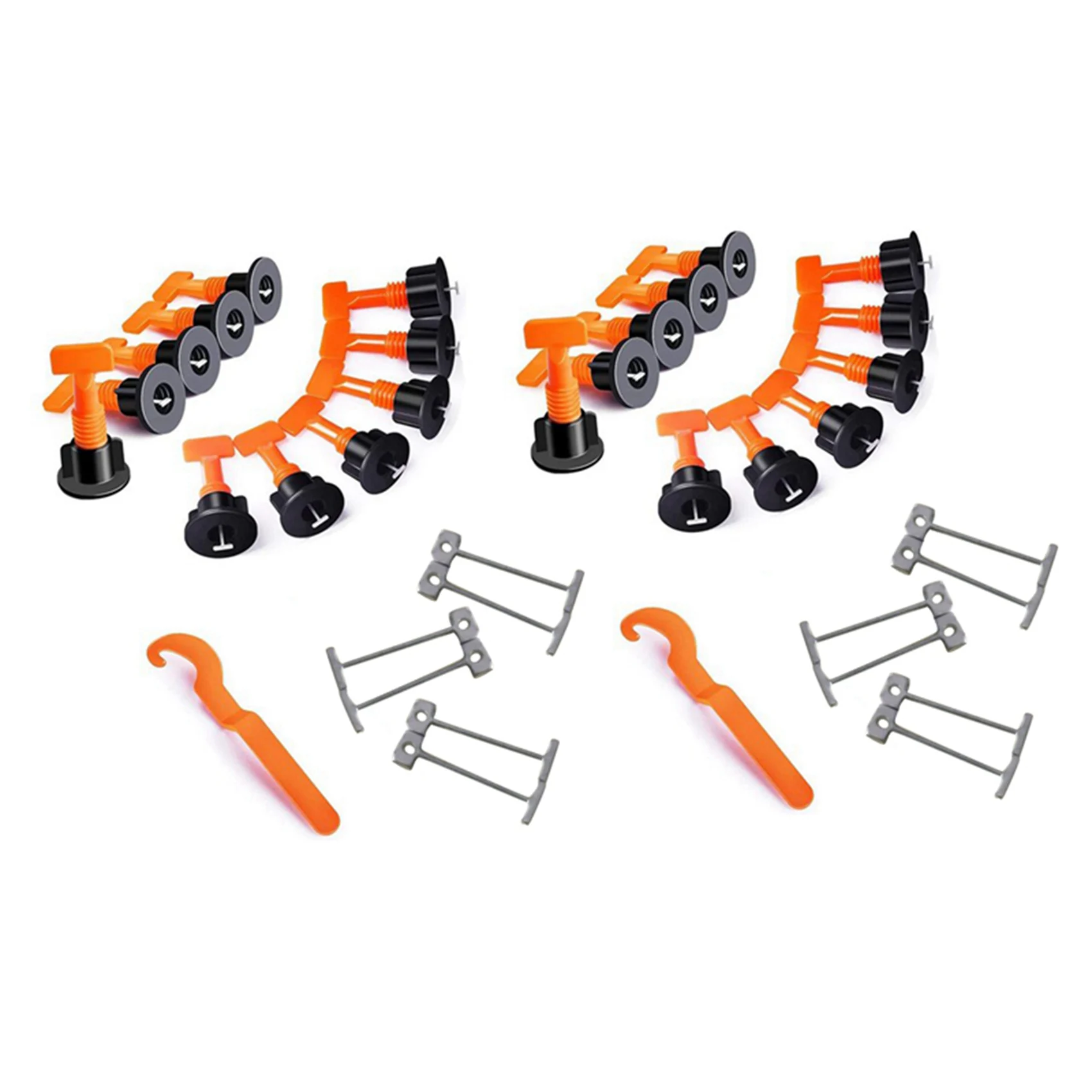 

152Pcs 1.5Mm Tool Resuable Anti-Lippage Locator Tool Ceramic Brick Floor And Wall Tile Leveling