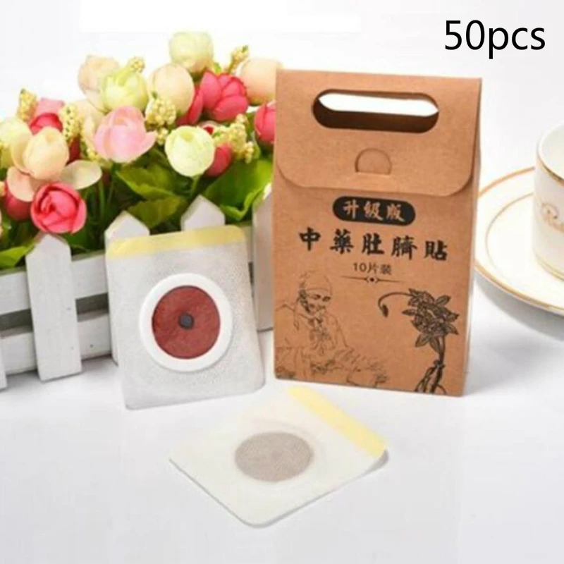 

50PCS для похудения Fat Sticker Slimming Diets Weight Loss Storngest Slim Patch Pads Detox Adhesive Sheet Face Lift Tool