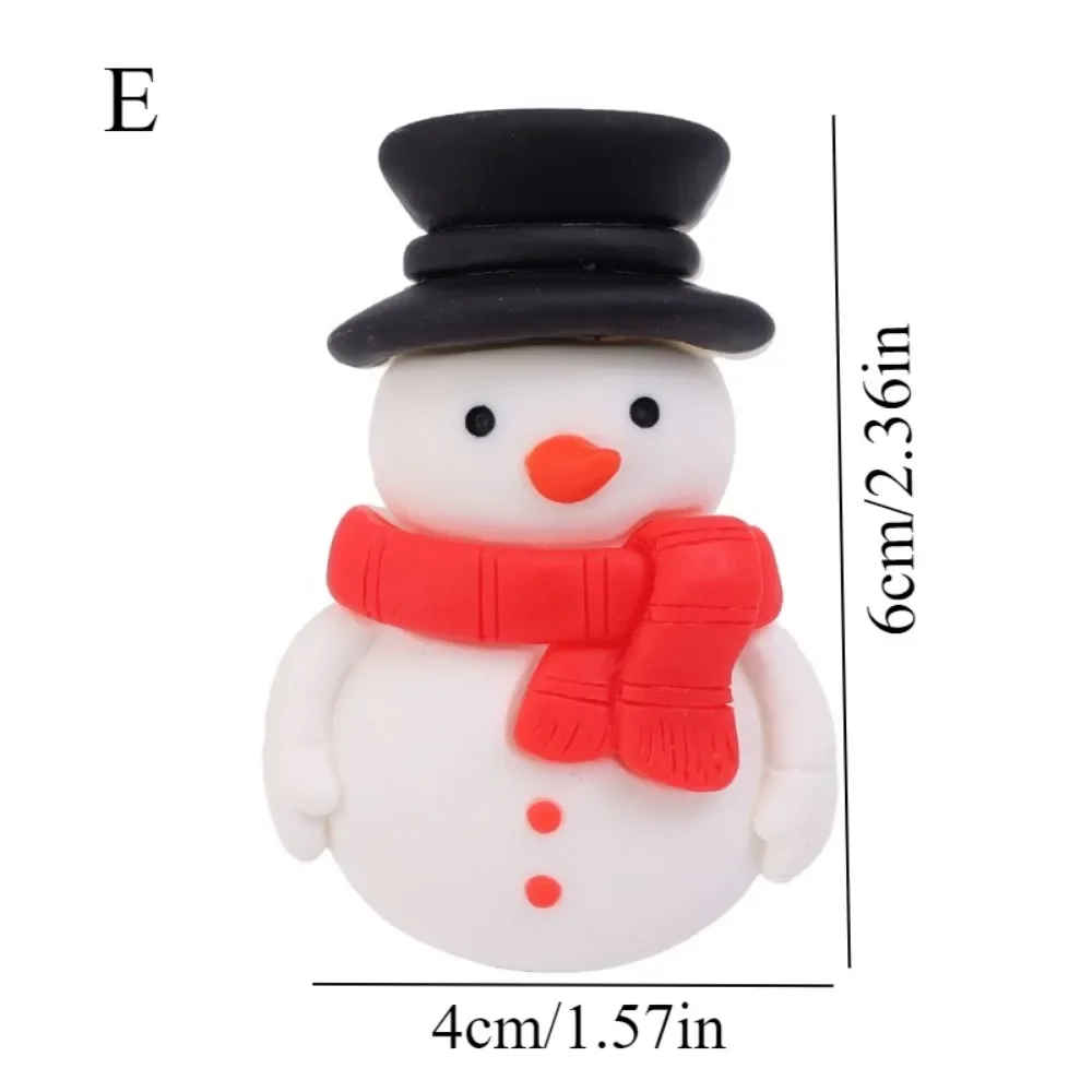 

Ароматические зажимы для автомобильного воздуховода, 1 шт., 3D Рождественский Санта-Клаус, лось, колокольчик из смолы, аксессуары для украшения интерьера автомобиля