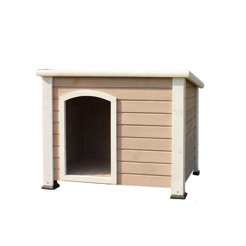 Твердый деревянный дом для больших собак ящик мебель декор питомник домашних