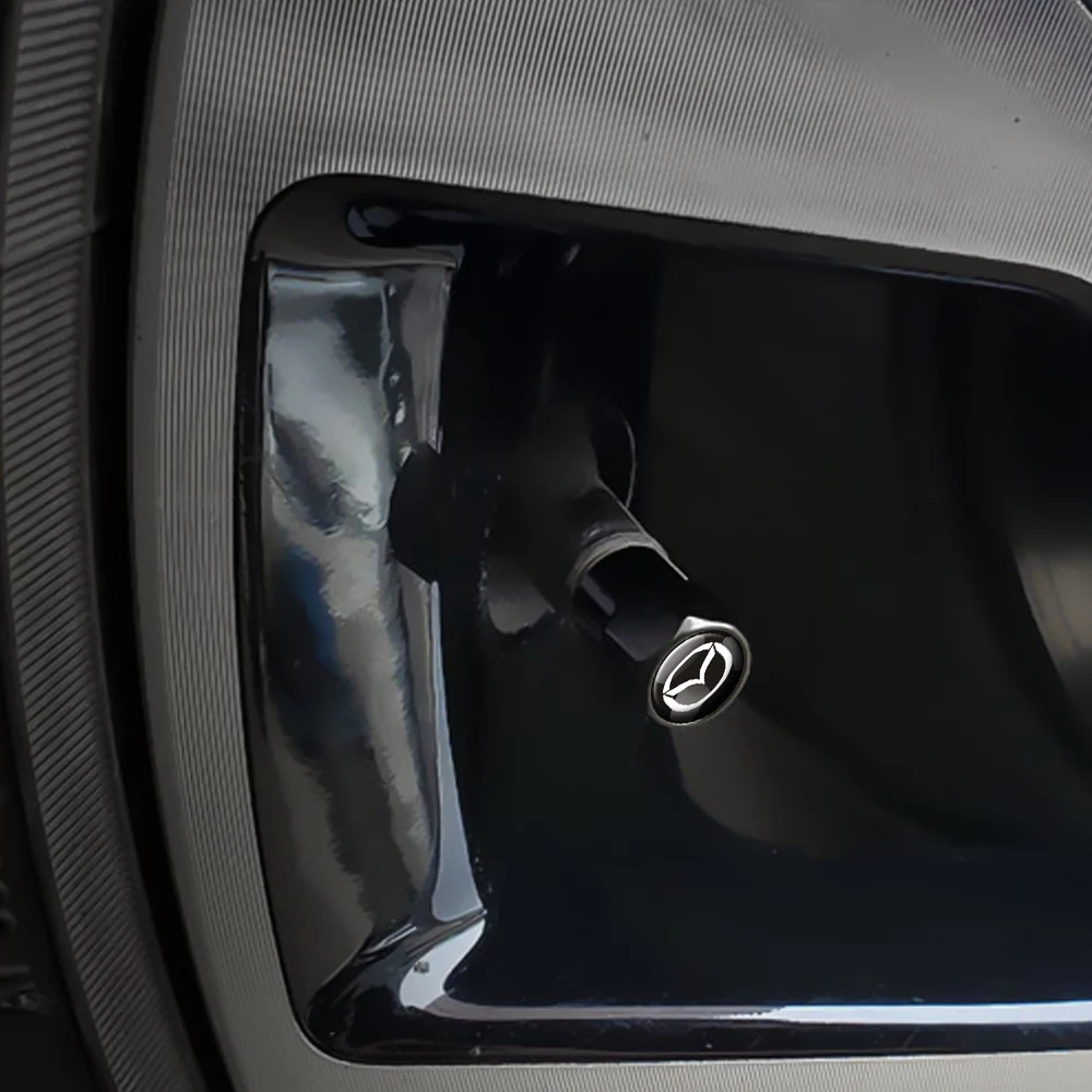 4 шт. металлическая крышка штока воздушного клапана колеса автомобиля для Mazda 2 3 5 6