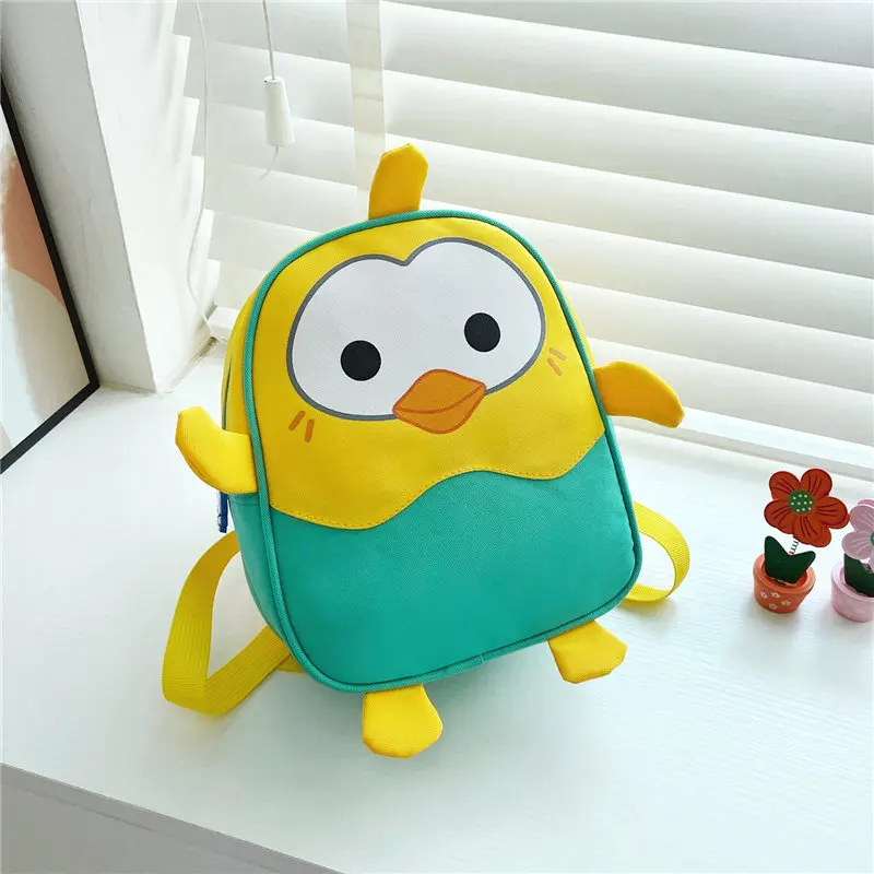 Girls Boys Small Schoolbags In Kindergarten Cute Cartoon Penguin Children Schoolbag Anti Splash Student Backpack