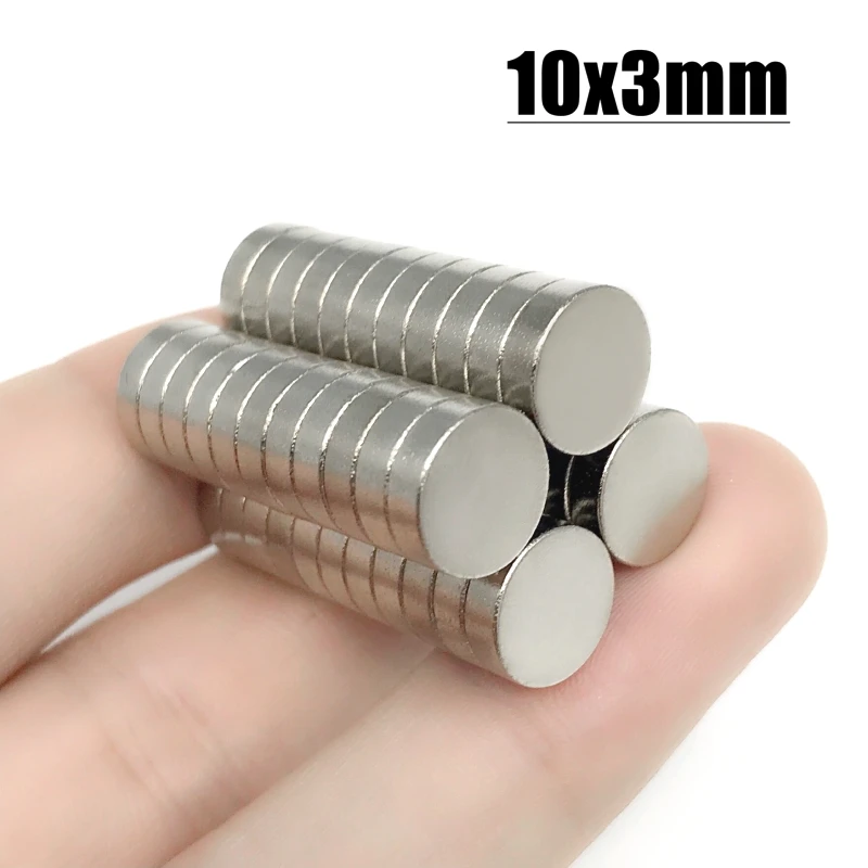 5/20/50/100/200/500 шт. 10x3 супер мощные Круглые неодимовые Дисковые магниты NdFeB диаметр N35