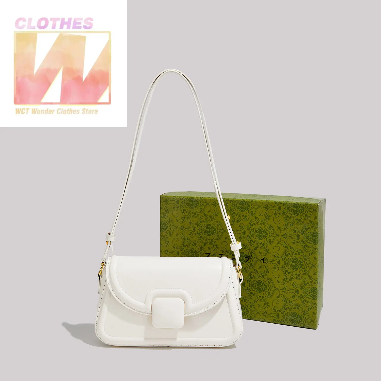 2023 Fashion Small PU Leather Crossbody Shoulder Bags for Women Luxury Designer Handbag Fashion Ladies Shopper Purses Portable