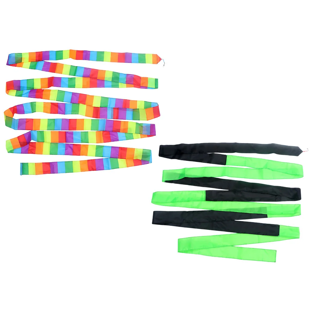 

2Pcs Colorful Kite Tail Portable Kite Tail Streamer Floating Turning Kite Tails for Outdoor Camping