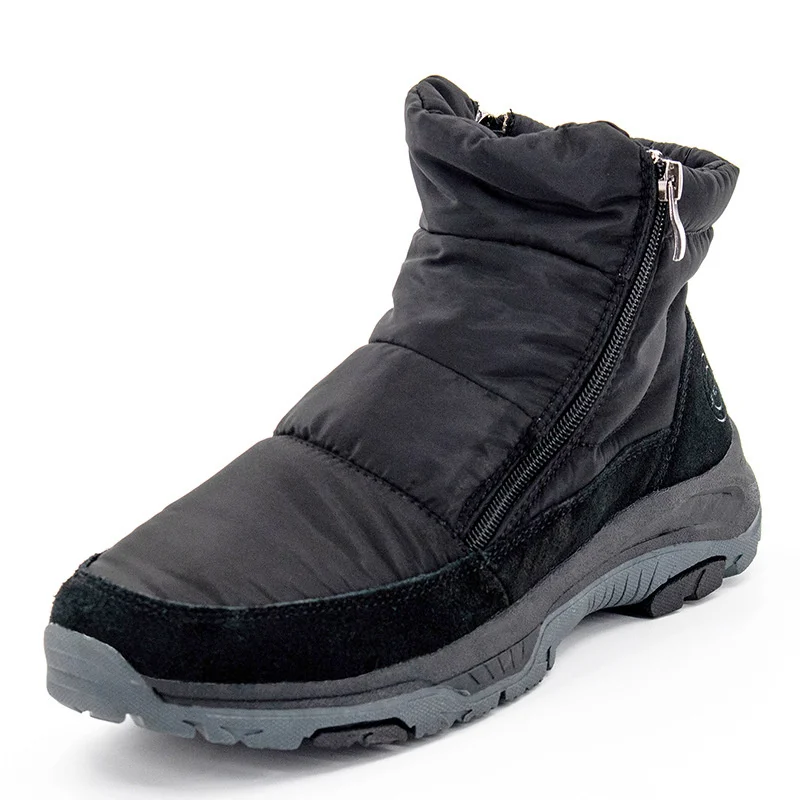 Xiaomi SALUDAS Winter Shoes for Men Fleece Warm Winter Snow Boots Outdoor Anti-slip Zips Waterproof Sneakers Male Men's Boots