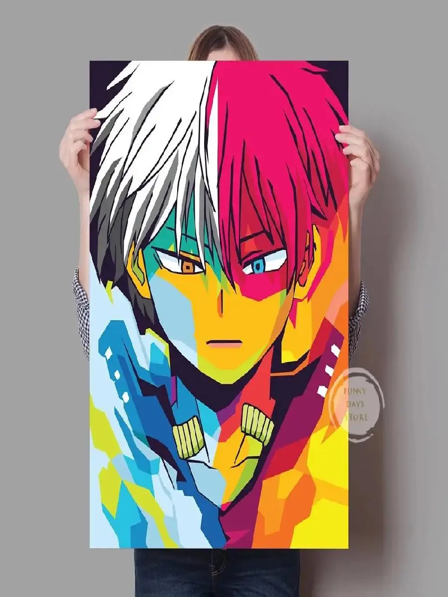 Японское Аниме Gegege No Kitarou Shinobu Kocho Gojo Pop-Art Demon-Slaying Manga Wall Art Unframed Canvas Print Классический