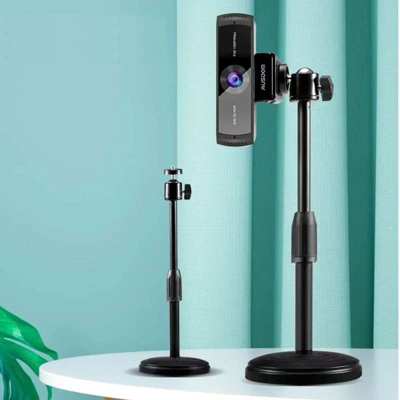 360Degree Webcam Support Stand Desktop Web Cam Tripod for Webcam Mount Tabletop Tripode for Logitech Conference Web Cam