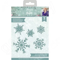 sparkling snowflakes metal cutting dies scrapbook diary decoration stencil embossing template diy greeting card handmade new