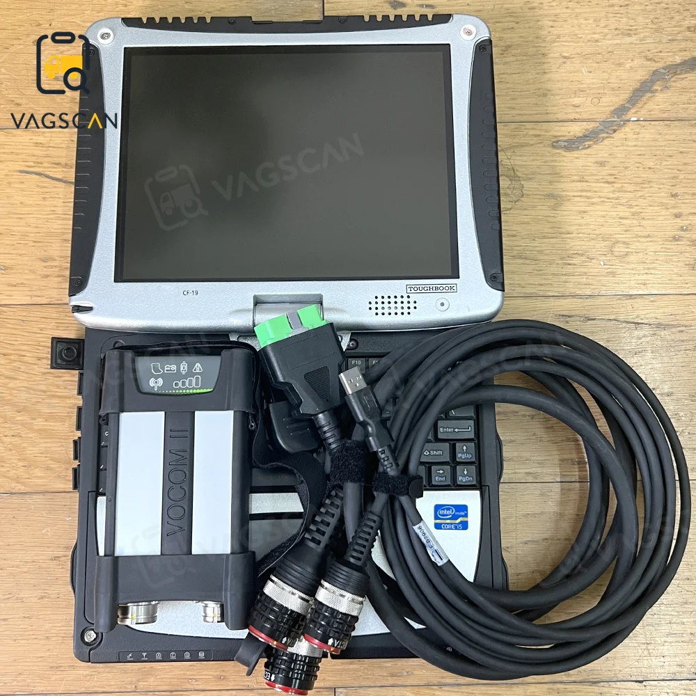 

CF19 CF-19 Laptop For Communication Unit 2.8.150 Software Vocom2 Vocom II Tech Tool Diagnostic Kit 88894000