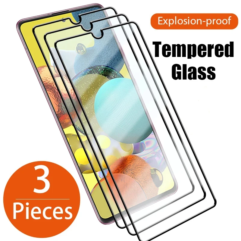 

3PCS Full Protective Glass for Samsung Galaxy S20 FE S21 Screen Protector for Samsung A12 A13 A22 A32 A52 A72 M21 M31 A03 Glass