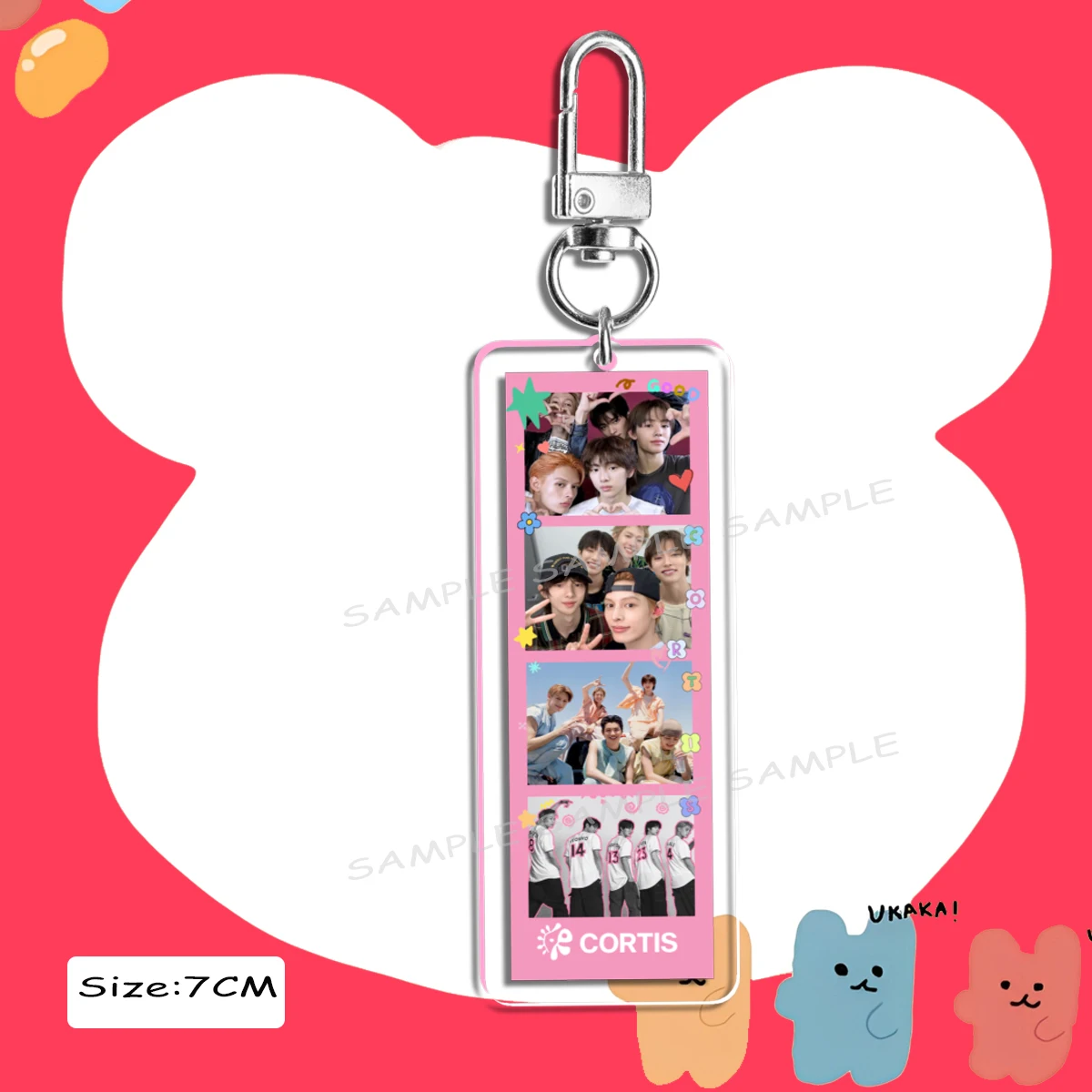 

КPOP брелок акриловый CORTIS SEONGHYEON KEONHO JUHOON JAMES MARTIN