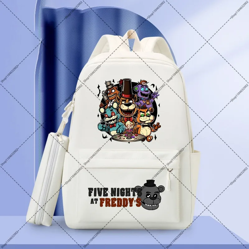 Фото Школьный рюкзак FNAF Five Nights At Freddy's, портативные рюкзаки с мультяшным аниме-принтом, рюкзаки для мальчиков и девочек, подарки на школьные праздники №2