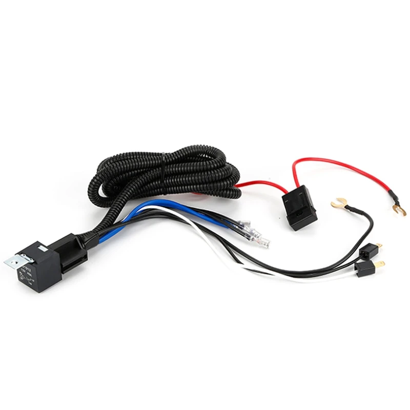 

12V Car Horn Modified Wiring Harness Snail Horn Electric Horn Universal With 40A Relay