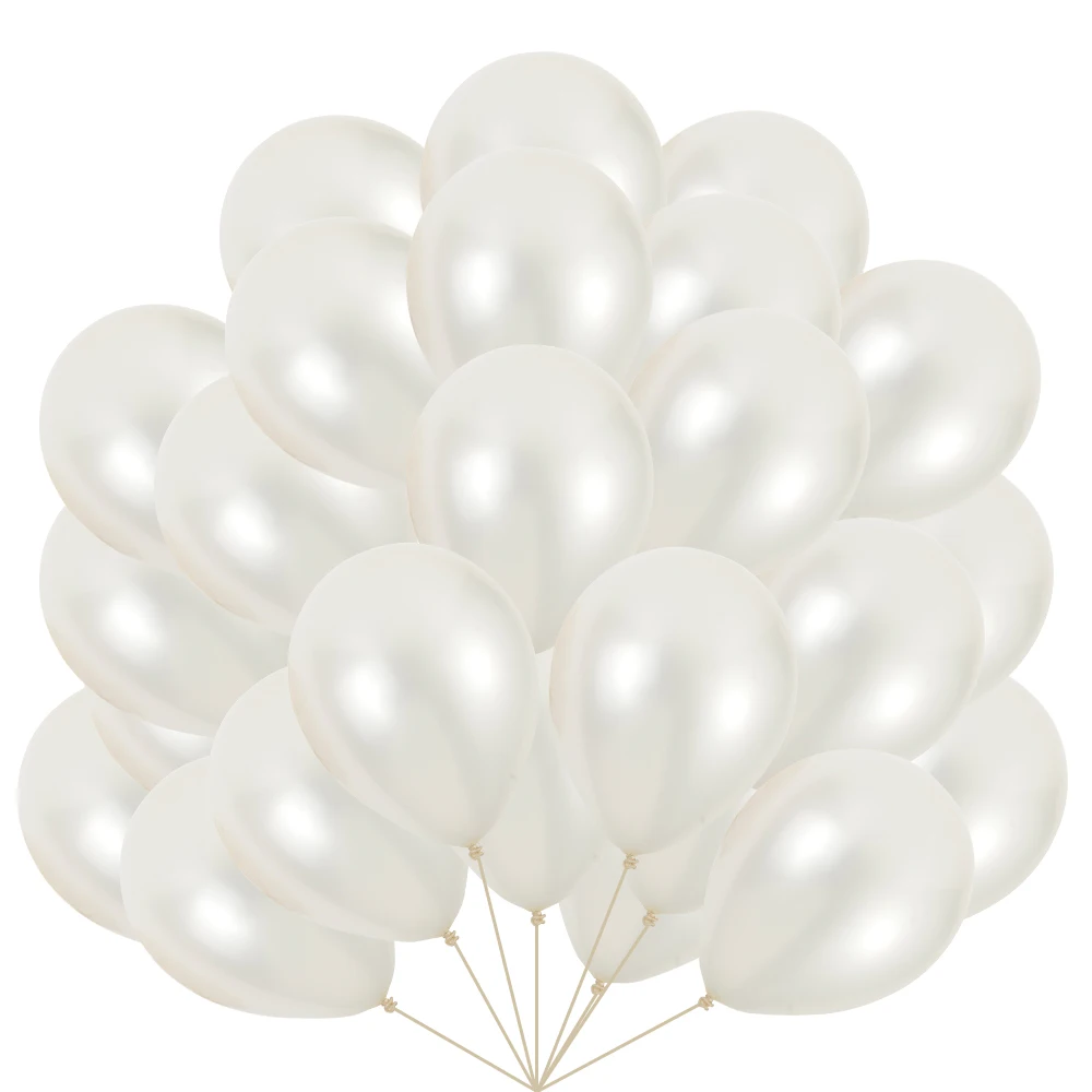 Ballon en perles blanches lait 5/10/12 pouces, ensemble de Ballons en Latex, guirlande, décoration de mariage, d'anniversaire, fournitures de fête, cadeau pour réception-cadeau pour bébé