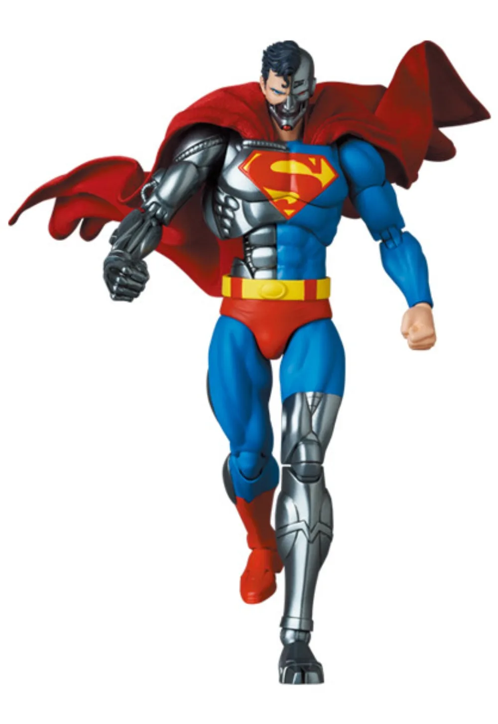 Фото 【JM】100% Оригинальная коллекционная фигурка Medicom Toy Mafex (№164) Супермен-Киборг: Возвращение Супермена, в наличии №5