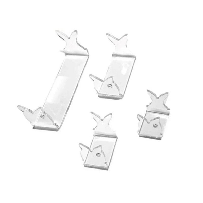

4Pcs/set Acrylic Large Fishing Lures Easels Portable Fishing Lure Rack