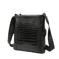 mens genuine leather single shoulder bags high quality business zipper messenger crossbody handbag luxury fashion briefcase