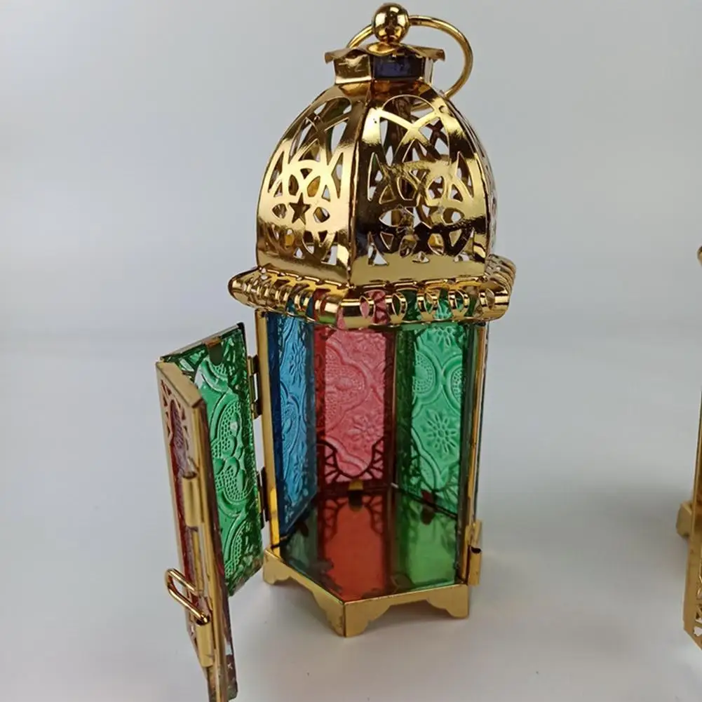 Moroccan Glass Candle Lantern Wedding Home Decor Ornaments