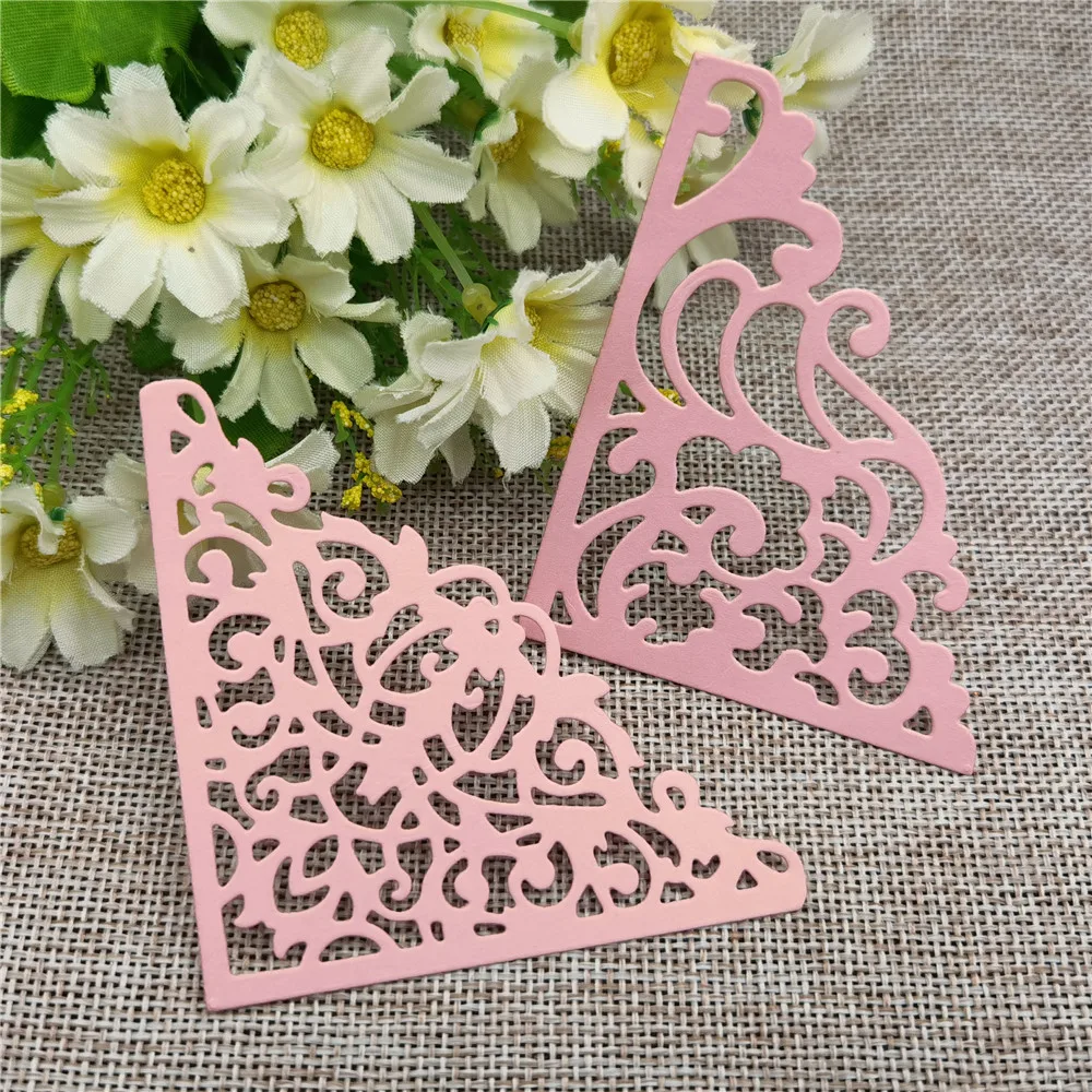 Маленький цветочный каркас кружевные металлические трафареты для резки сделай