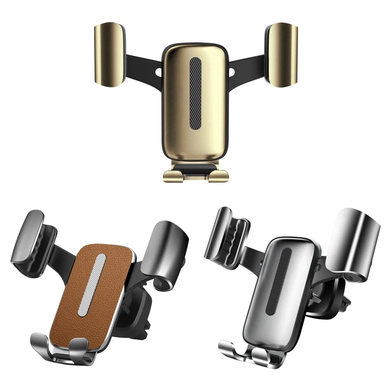 

Universal Car Phone Mount Gravity Handsfree 360 Degree Retation Adjustable Holder Cradle for Air Vent Clip Phones 4"-6"