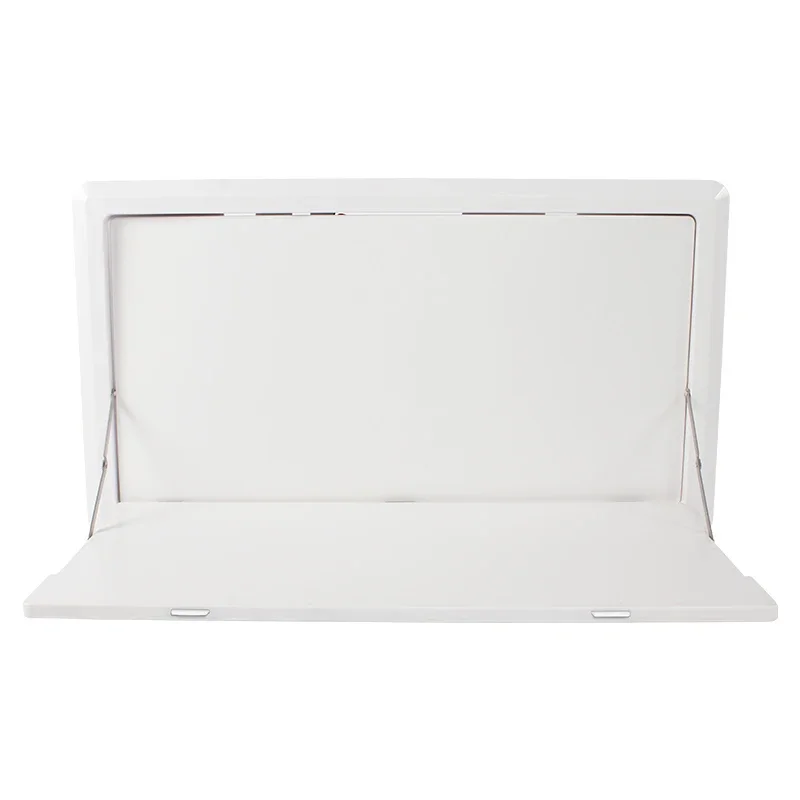 Аксессуары Heyrv Caravan 800*450Mm Rv Opvouwbare Tafel Met Led Licht Witte Camper Eettafel Externe Afs Astebare Muur