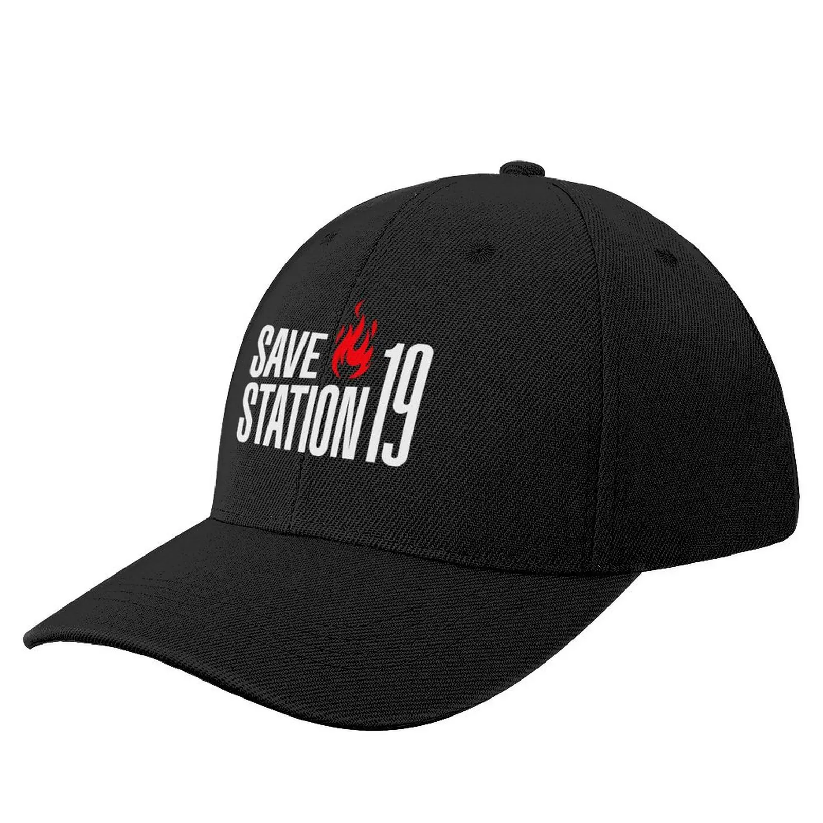 Save Station 19 (большой логотип 2) Бейсбольная кепка от солнца Кепка для мужчин и женщин