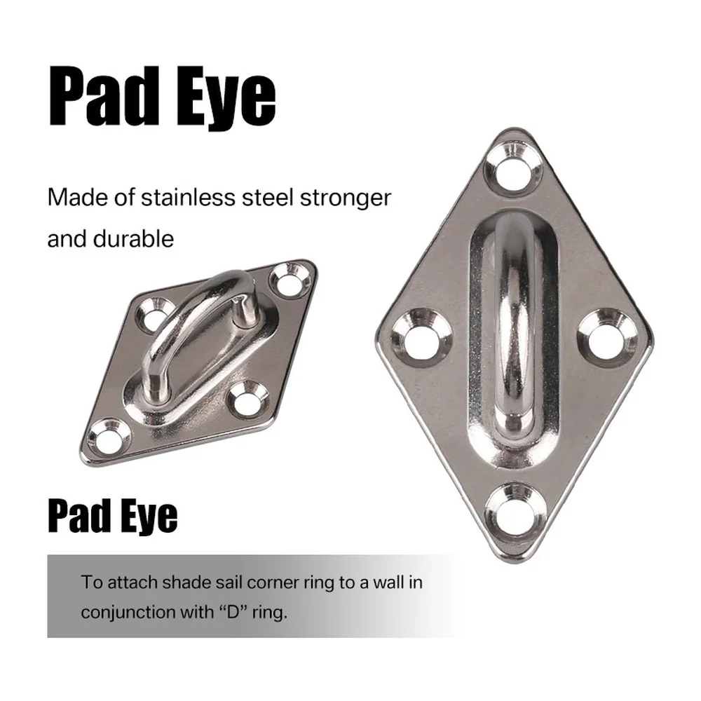 24 шт. 316 аксессуары для морских теней набор оборудования защиты от солнца 5 дюймов