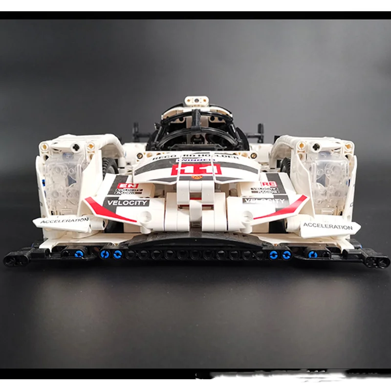 Мох 022012 Белый 919 Racing MOC 1:10 Модель строительные блоки Настольное украшение