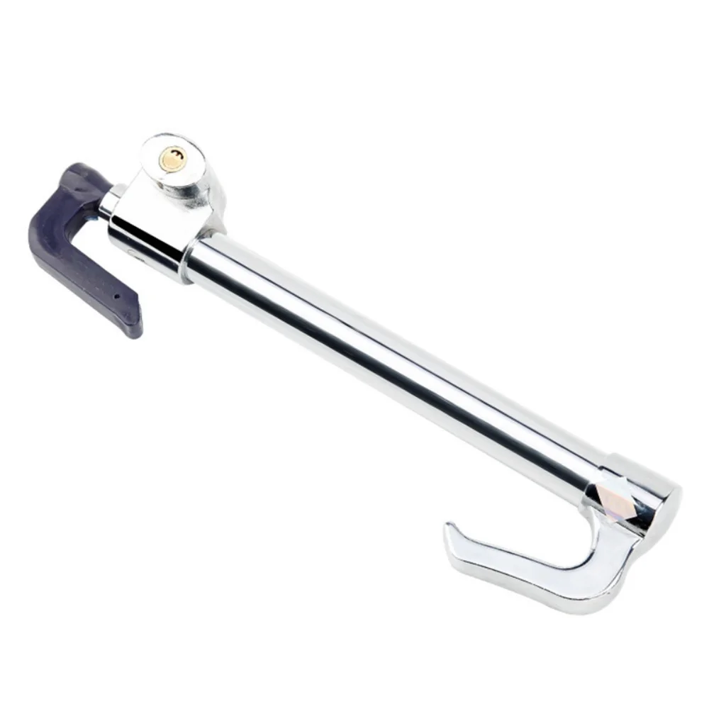 

Universal car steering lock Anti-theft car Wheel Lock Stainless Security Clutch Lock Retractable Double Hook Clutch Pedal Lock