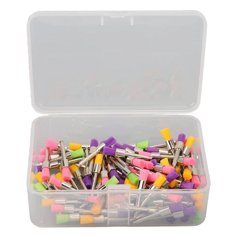 

100 Pcs Stick Care Mug Tooth Polishing Tool For Flossers Polish Multicolor