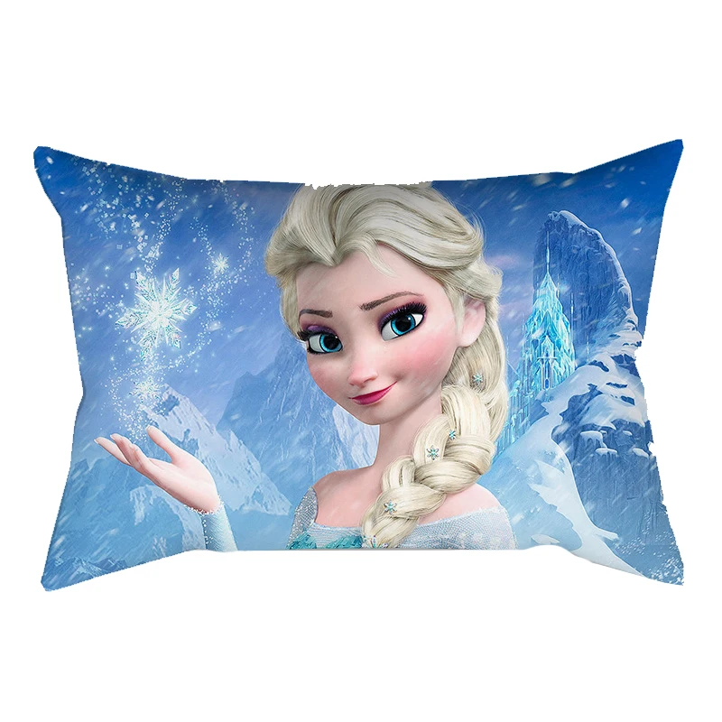 Фото Чехол для подушки Frozen, чехол для подушки с мультяшным принтом, чехол для подушки для поддержки поясницы в офисе, предметы интерьера для дома №5