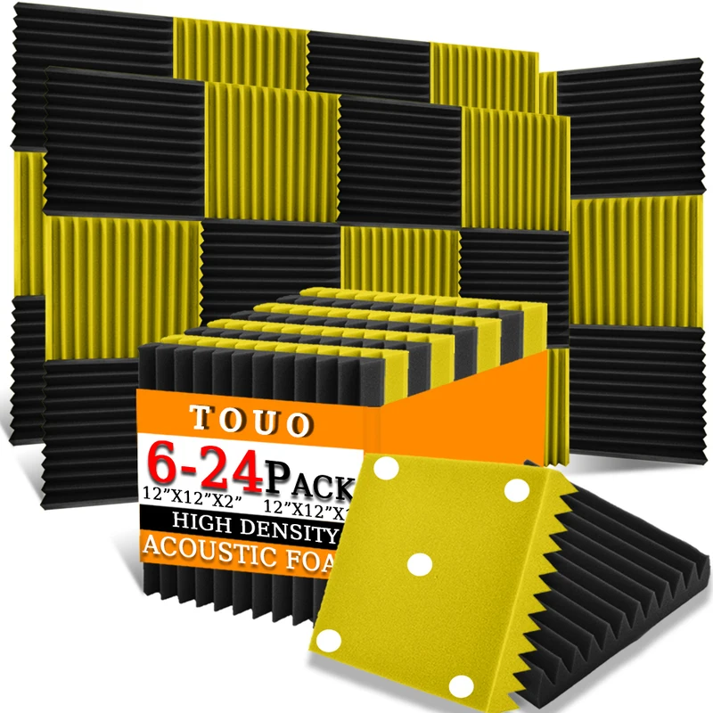 Студийная Звукопоглощающая Панель TOUO 6-24 в упаковке для KTV спальни музыкальный