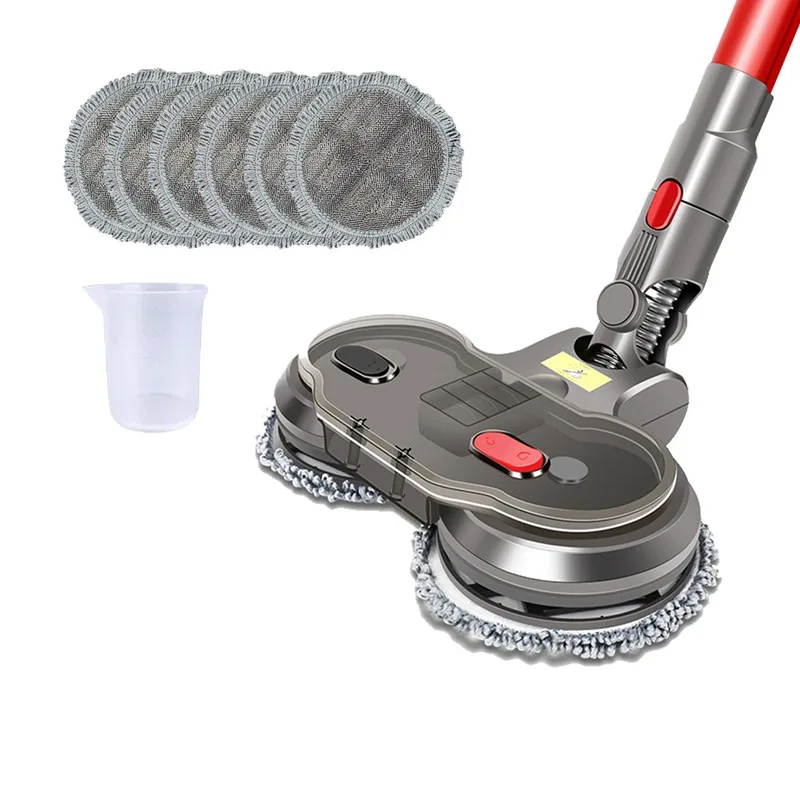 

Home appliance Electric Wet Dry Mopping Head Replaceable Parts with Water Tank Mop Head Mop Pads Water Cup