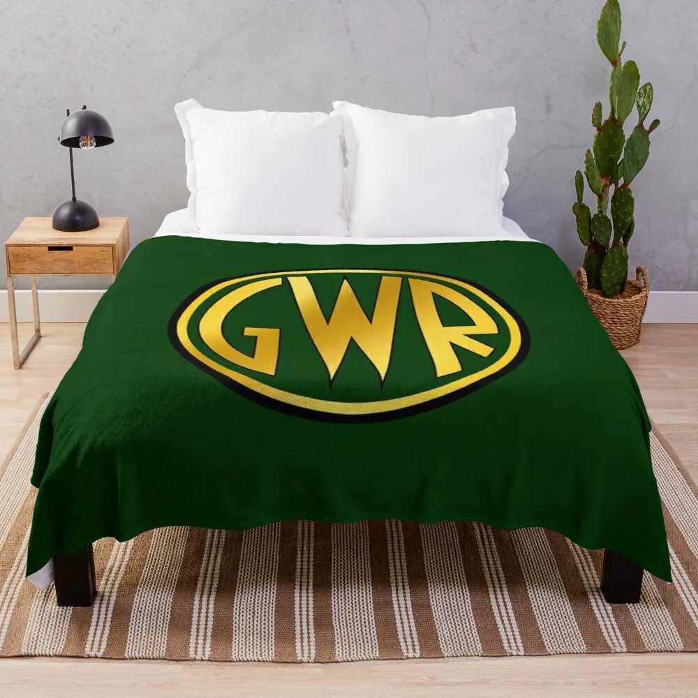 

GWR Roundel or Shirt Button (1934- 1942) Throw Blanket